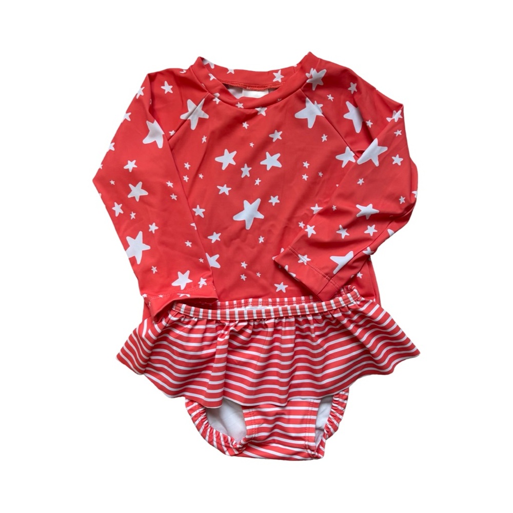 Hanna Andersson Star Patterned Baby Swimsuit 2T